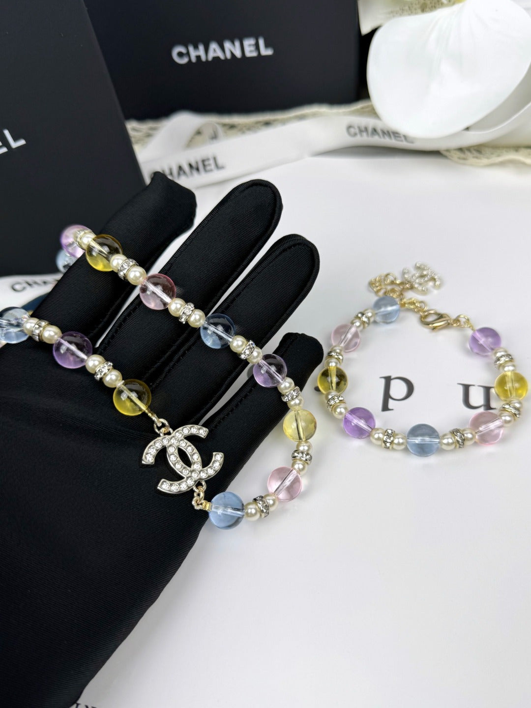 [Shinejoy] Collier en résine transparente colorée, nouvelle collection printemps 26C