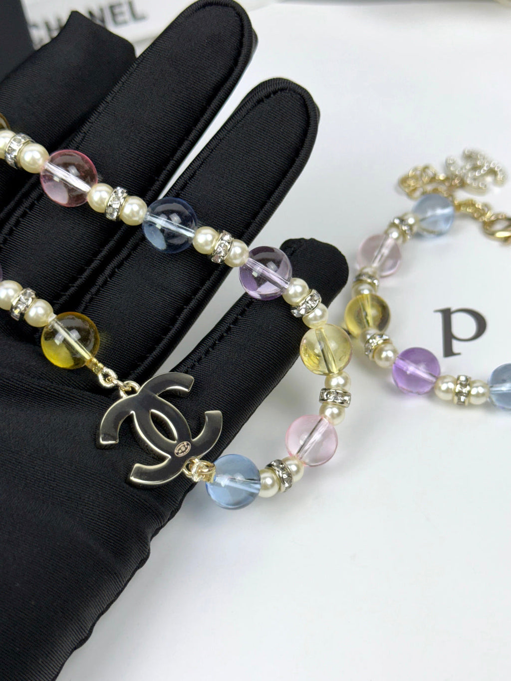 [Shinejoy] Collier en résine transparente colorée, nouvelle collection printemps 26C