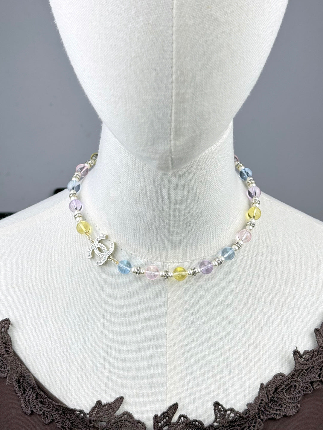 [Shinejoy] Collier en résine transparente colorée, nouvelle collection printemps 26C