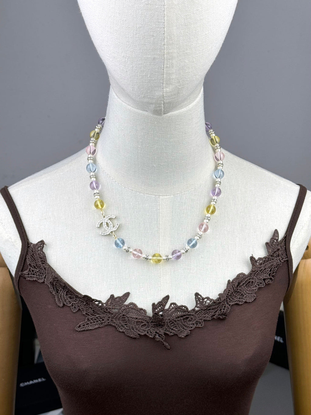[Shinejoy] Collier en résine transparente colorée, nouvelle collection printemps 26C