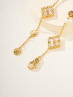 [?shinejoy]B.C.L ENAMELED Three-Flower Bracelet£¨Trumpet)