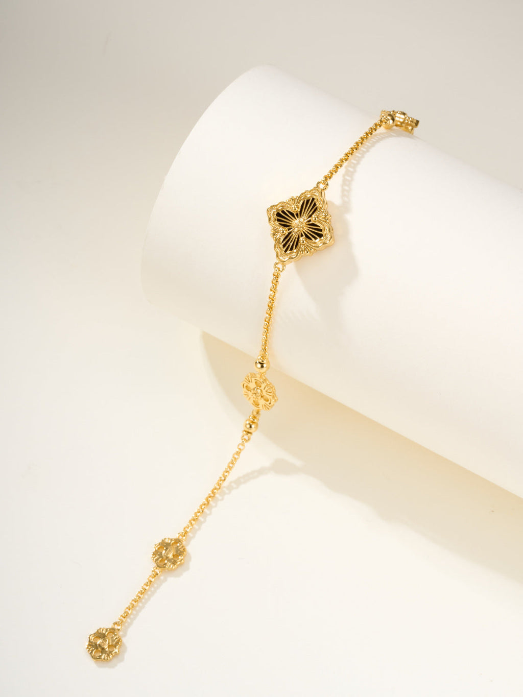 [?shinejoy]B.C.L ENAMELED One-Flower Bracelet£¨Various Colors)