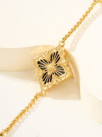 [?shinejoy]B.C.L ENAMELED One-Flower Bracelet£¨Various Colors)