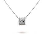 [Shinejoy]PERLEE PEDANT SIVLER DIAMOND NECKLACE