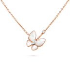 [Shinejoy]BUTTERFLY MOP DIAMOND NECKLACE