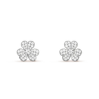 [Shinejoy]CLOVER COMOS DIAMOND EARRINGS SILVER