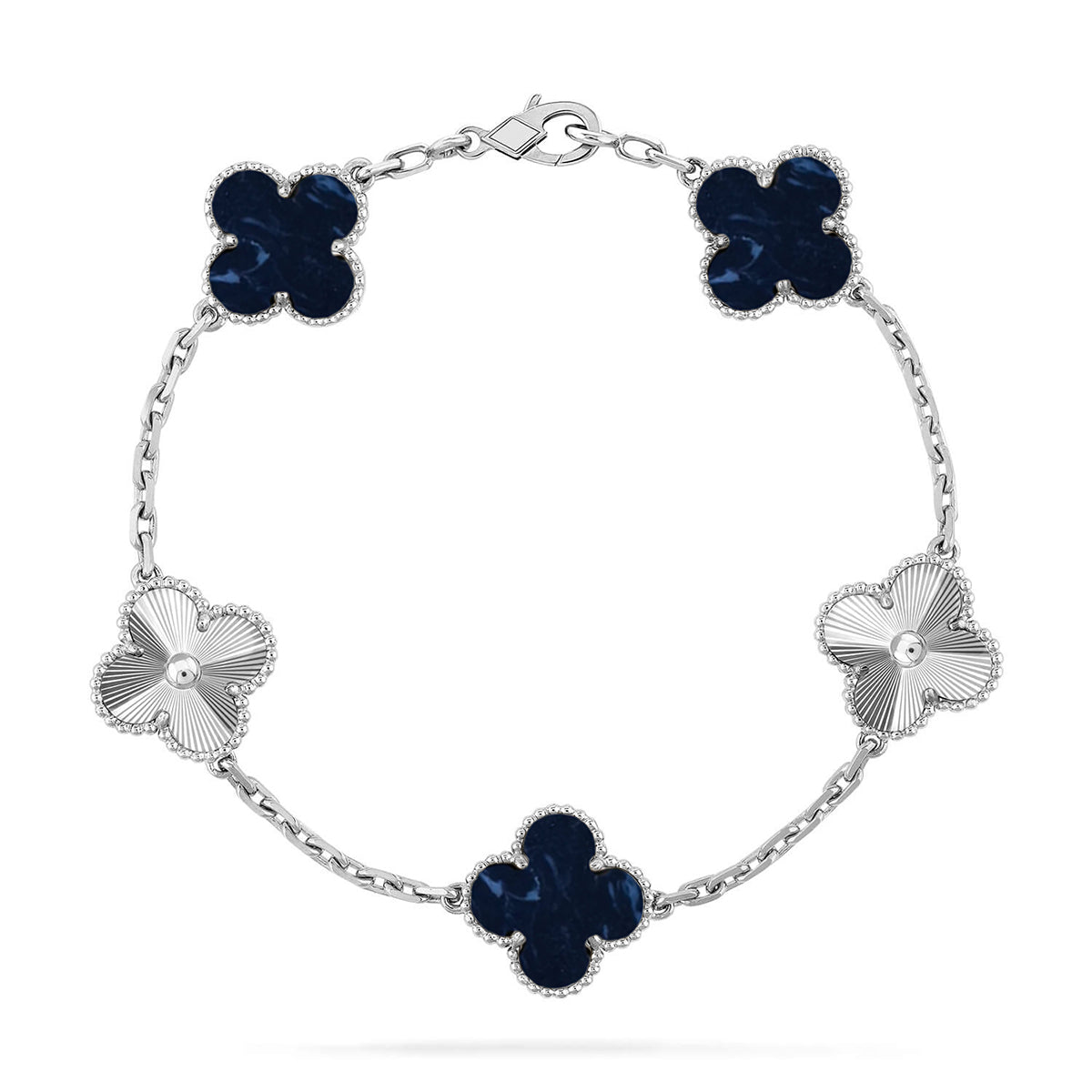 [⭐Shinejoy]CLOVER 5 MOTIF PIETERSITE BRACELET COLLECTION