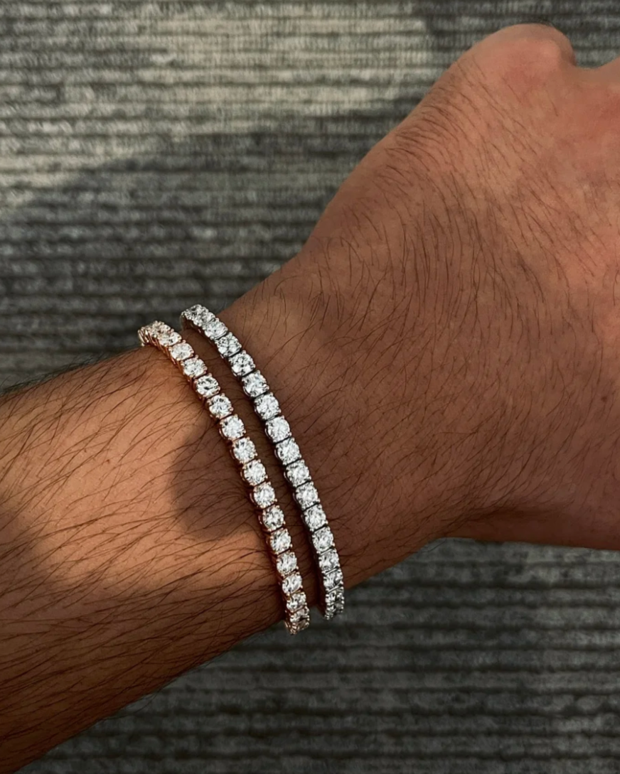 [Shinejoy]  CLASSIC BASEBALL BRACELAT, 52 DIAMOND