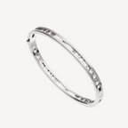 [Shinejoy]ZERO 1 SPIRAL LOGO SILVER BRACELET