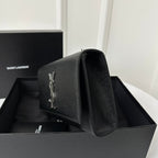 ケイト 20 スモール カーフスキン ブラック シルバーロゴ