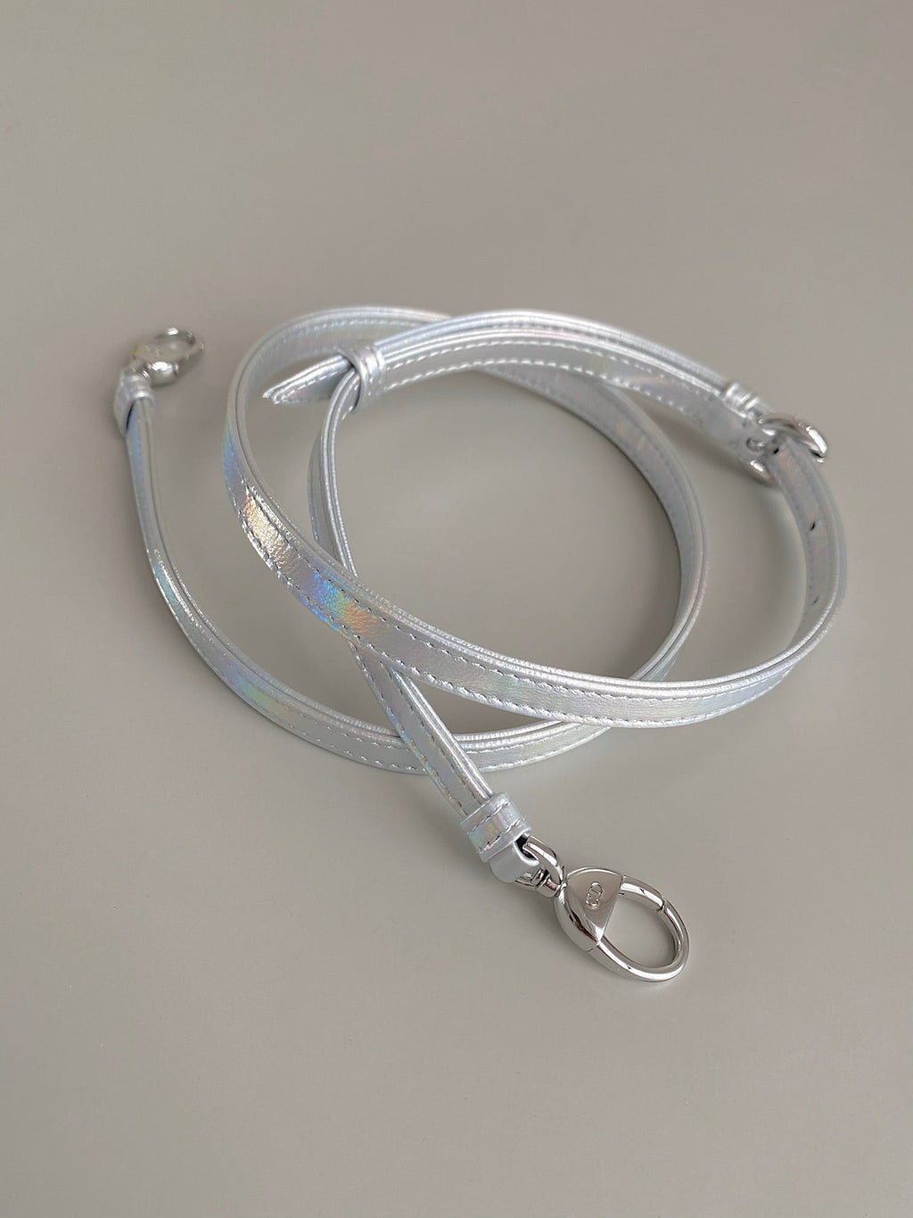 マイクロ レディ 12 バッグ シルバー ラムスキン