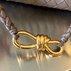 SMALL ANDIAMO 29 IN BEAVER BROWN LAMBSKIN