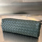 SMALL ANDIAMO 29 IN DARK GREEN LAMBSKIN