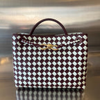 ミディアム アンダモ 32 レッド ホワイト カーフスキン