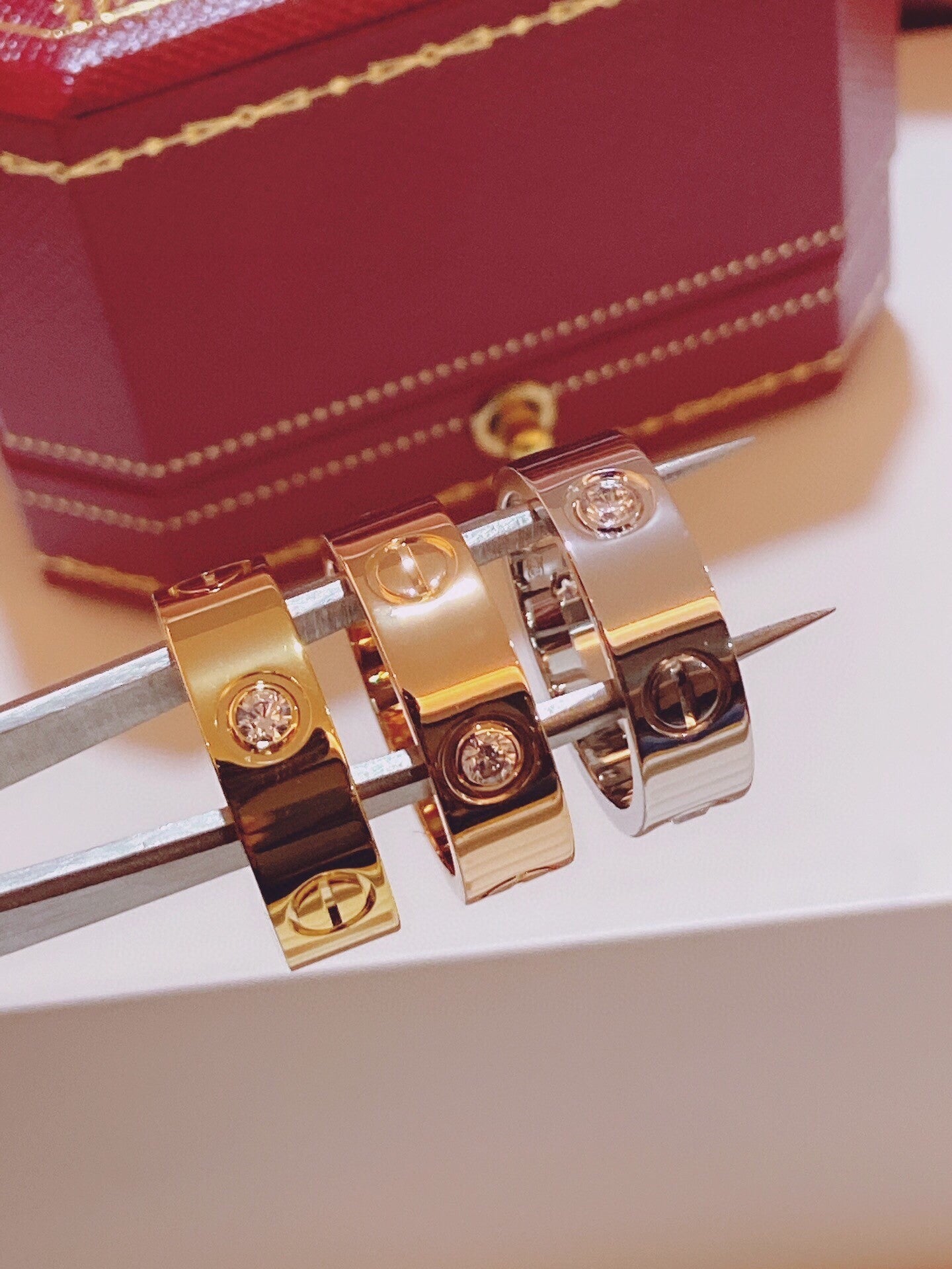 [Shinejoy]Three-Diamond Ring