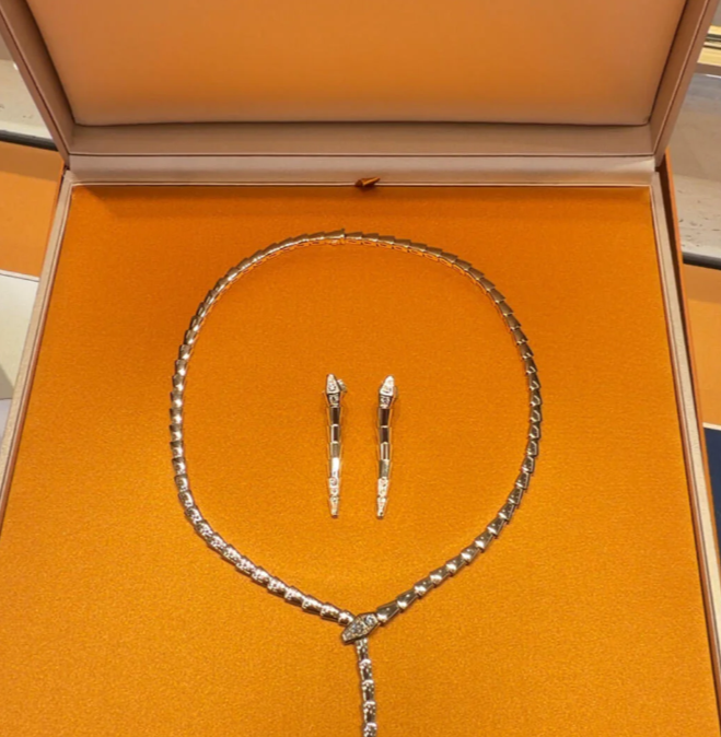 [Shinejoy] NOUVEAU ! COLLIER SERPENT DIAMANT