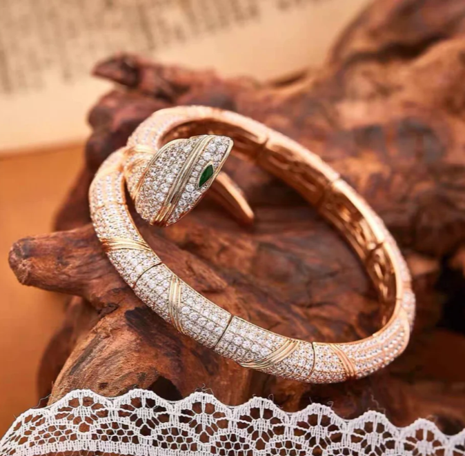[Shinejoy] BRACELET SERPENTI EN OR HAUTE COUTURE