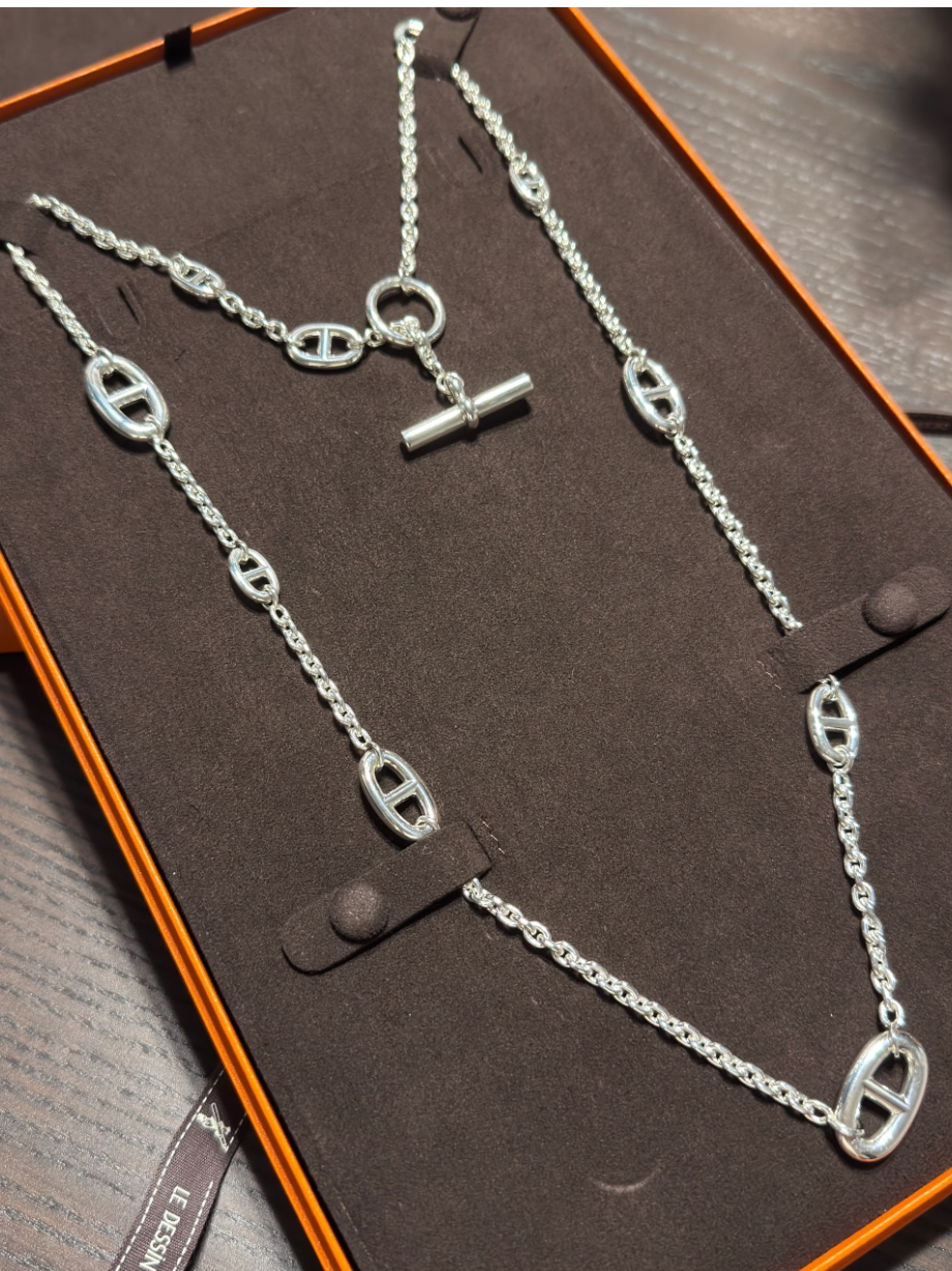 [Shinejoy] Chaîne de pull classique en argent
