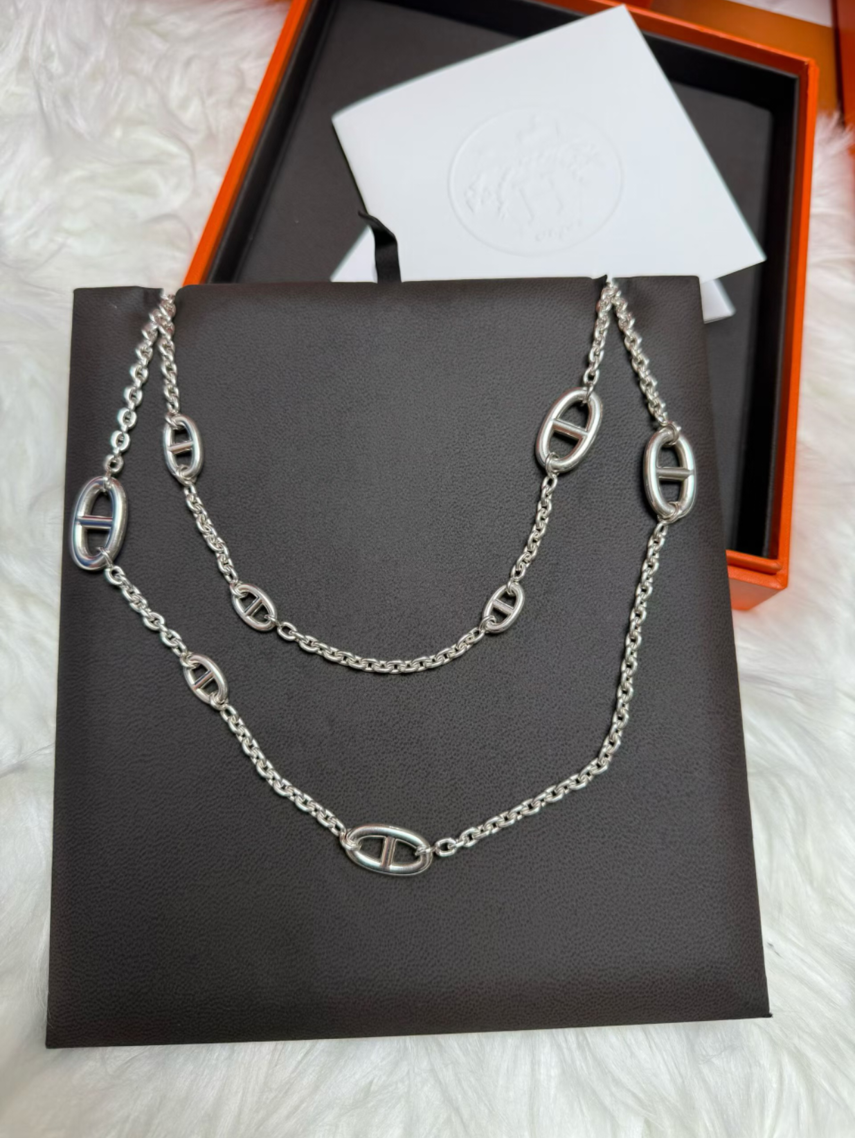 [Shinejoy]Classic Silver Sweater Chain