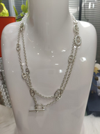[Shinejoy] Chaîne de pull classique en argent