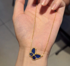 [Shinejoy]BUTTERFLY BLUE   NECKLACE
