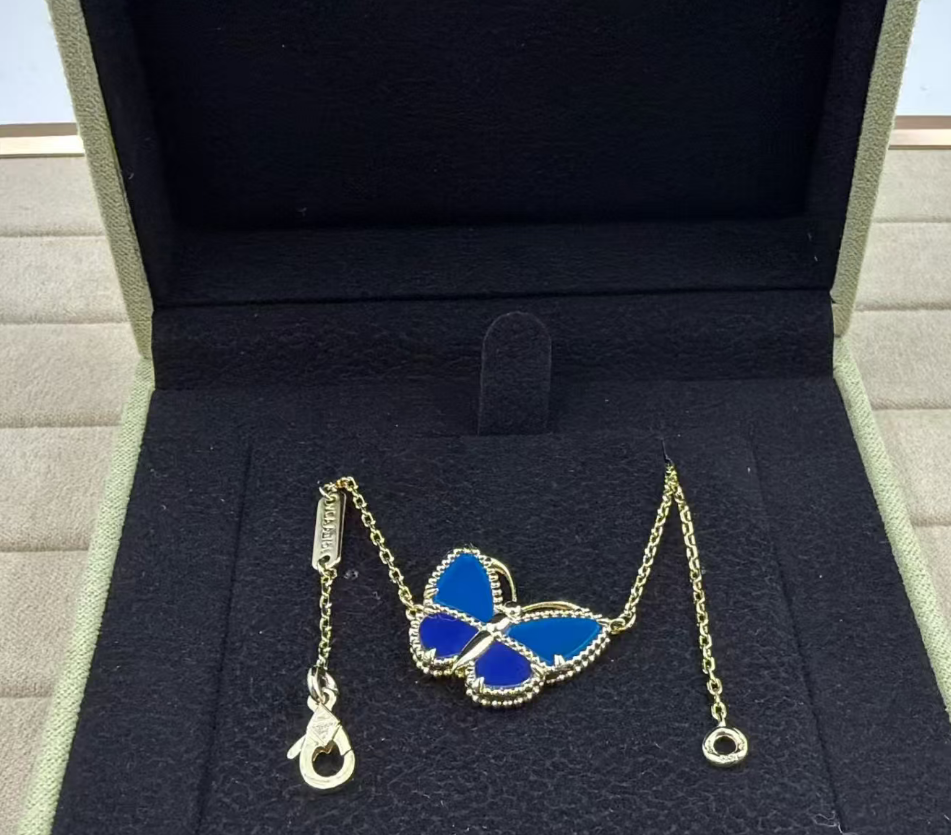 [Shinejoy]BUTTERFLY BLUE   NECKLACE