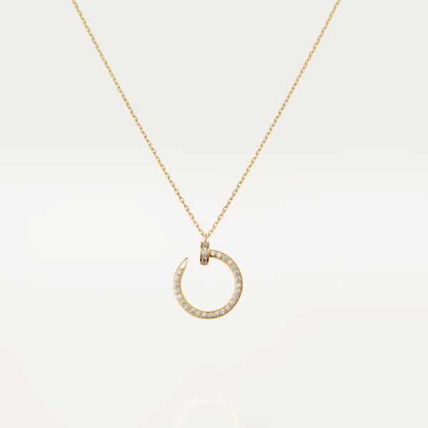 [Shinejoy]JUSTE NECKLACE GOLD DIAMONDS