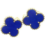 [Shinejoy]CLOVER MINI 9.5MM TURQUOISE EARRINGS
