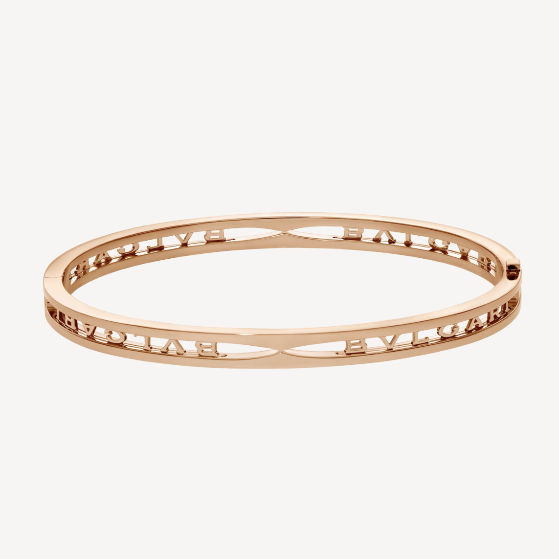 [Shinejoy]ZERO 1 SPIRAL LOGO PINK GOLD BRACELET