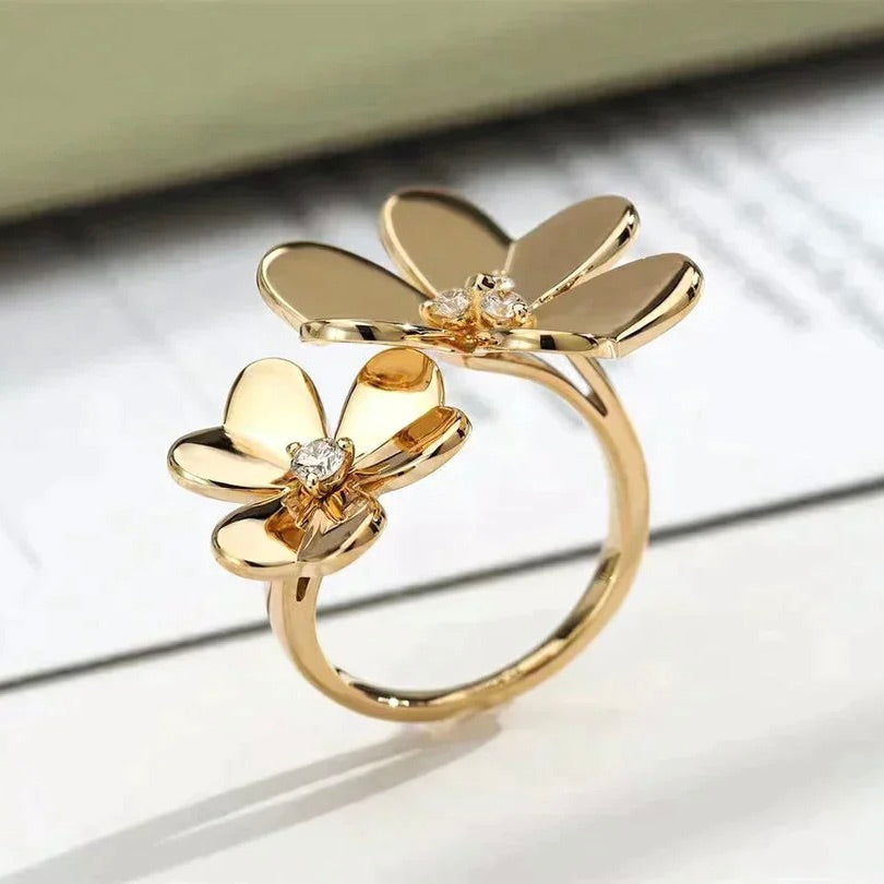 Bague Clover Comos en or et diamants [Shinejoy]