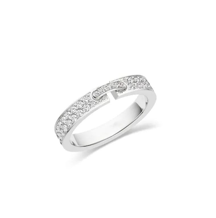 [Shinejoy]ALLIANCE LIENS VIDENCE PAVED DIAMOND 4MM RING