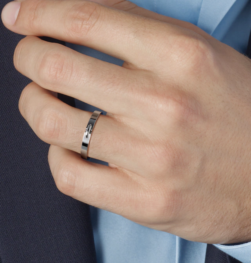 Bague [Shinejoy] ALLIANCE LIENS VIDENCE 3MM