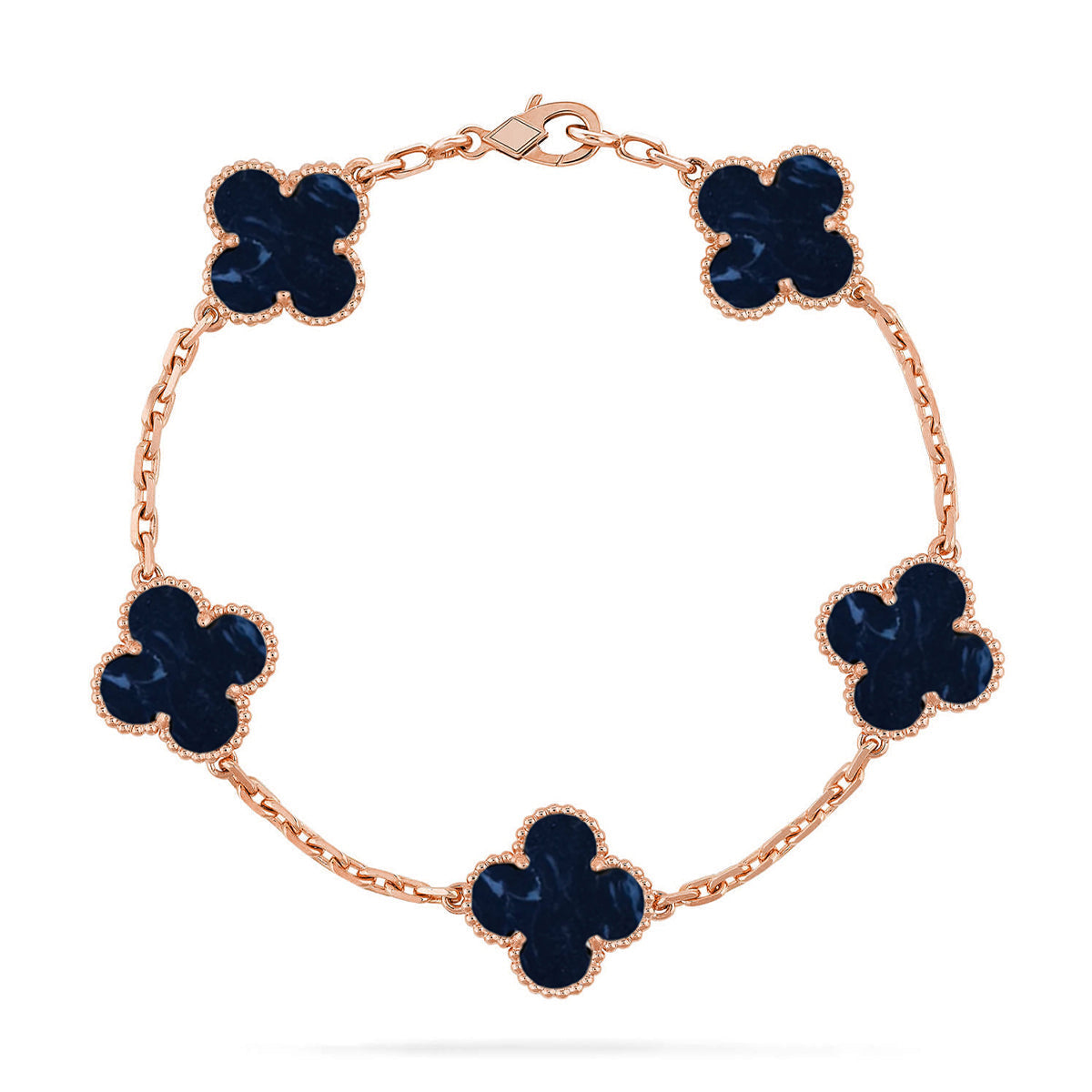 [⭐Shinejoy]CLOVER 5 MOTIF PIETERSITE BRACELET COLLECTION