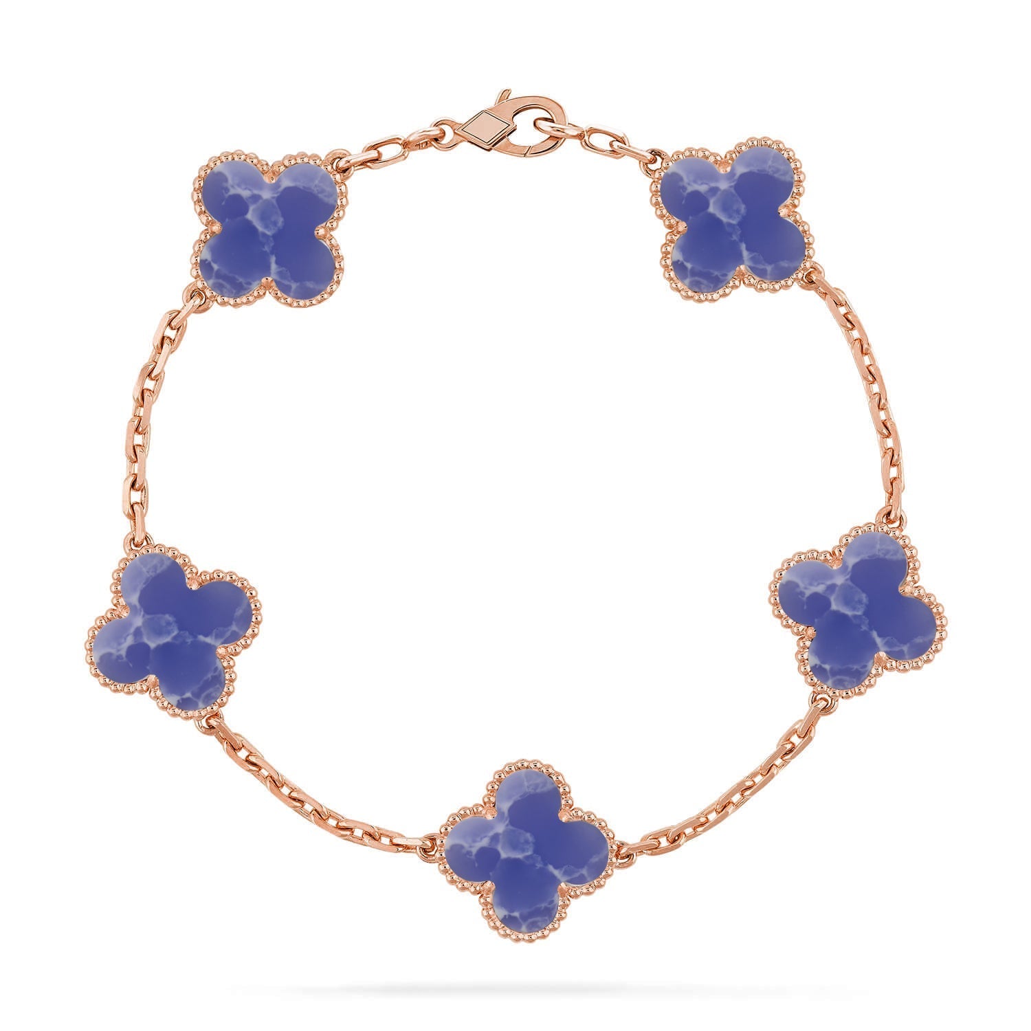 [⭐Shinejoy]CLOVER 5 MOTIF BLUE VEINS BRACELET COLLECTION