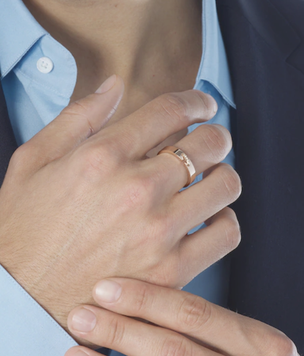 [Shinejoy]ALLIANCE LIENS VIDENCE DIAMOND 4MM RING