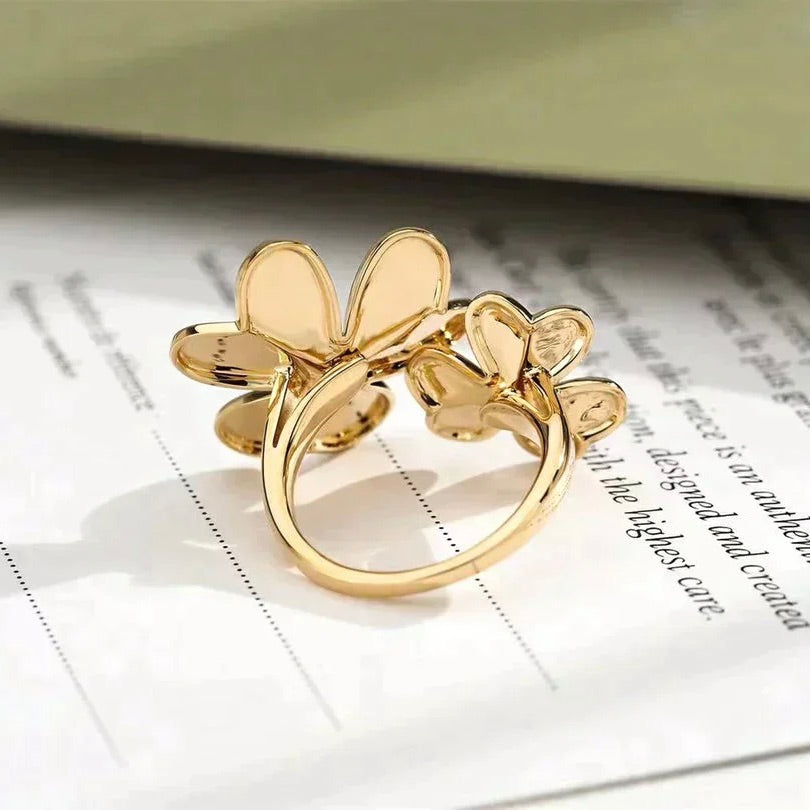 Bague Clover Comos en or et diamants [Shinejoy]