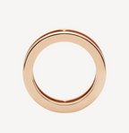 [Shinejoy]ZERO 1 ONE-BAND WITH OPENWORK LOGO SPIRAL RING