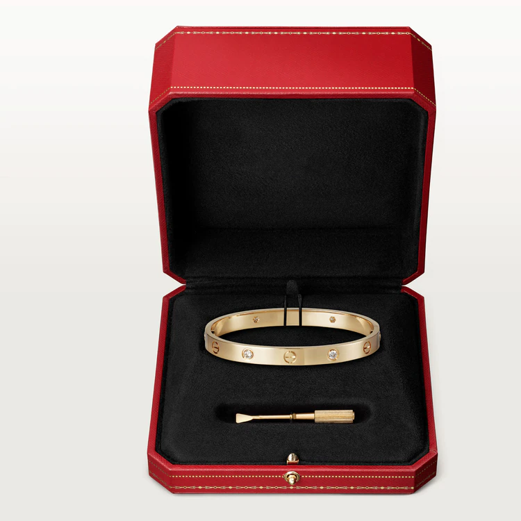 [Shinejoy]LOVE BRACELET 6.1MM 4 DIAMONDS