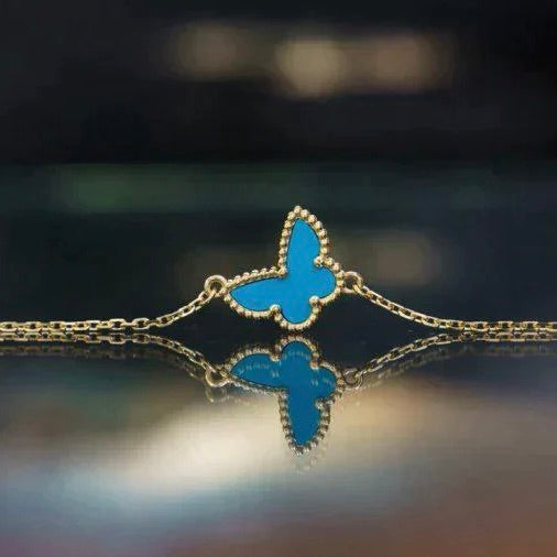 [Shinejoy]BUTTERFLY TURQUOISE BUTTERFLY BRACELET