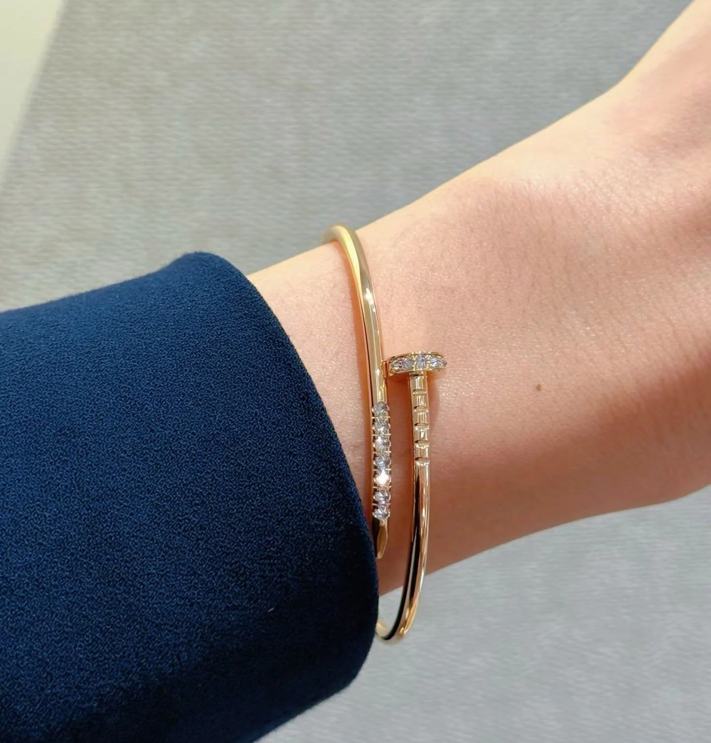 [Shinejoy]JUST.E BRACELET 2.5MM DIAMONDS NEW