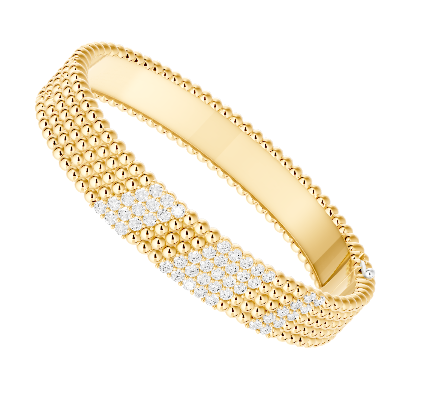 [Shinejoy] BRACELET TRÈFLE AVEC DIAMANTS DE 4 MM