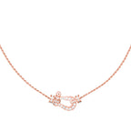 [Shinejoy]FORCE 10 PINK GOLD DIAMOND NECKLACE