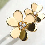 Bague Clover Comos en or et diamants [Shinejoy]