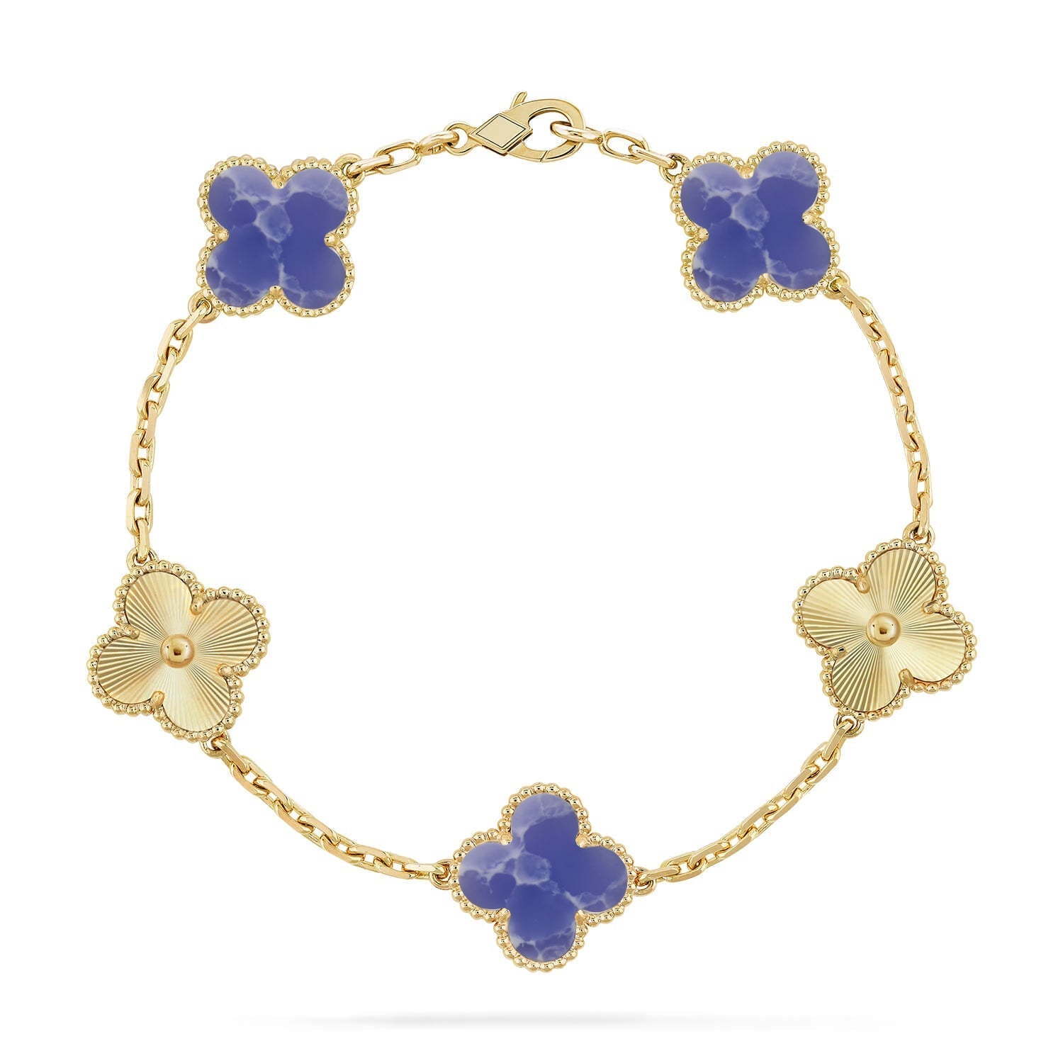 [⭐Shinejoy]CLOVER 5 MOTIF BLUE VEINS BRACELET COLLECTION