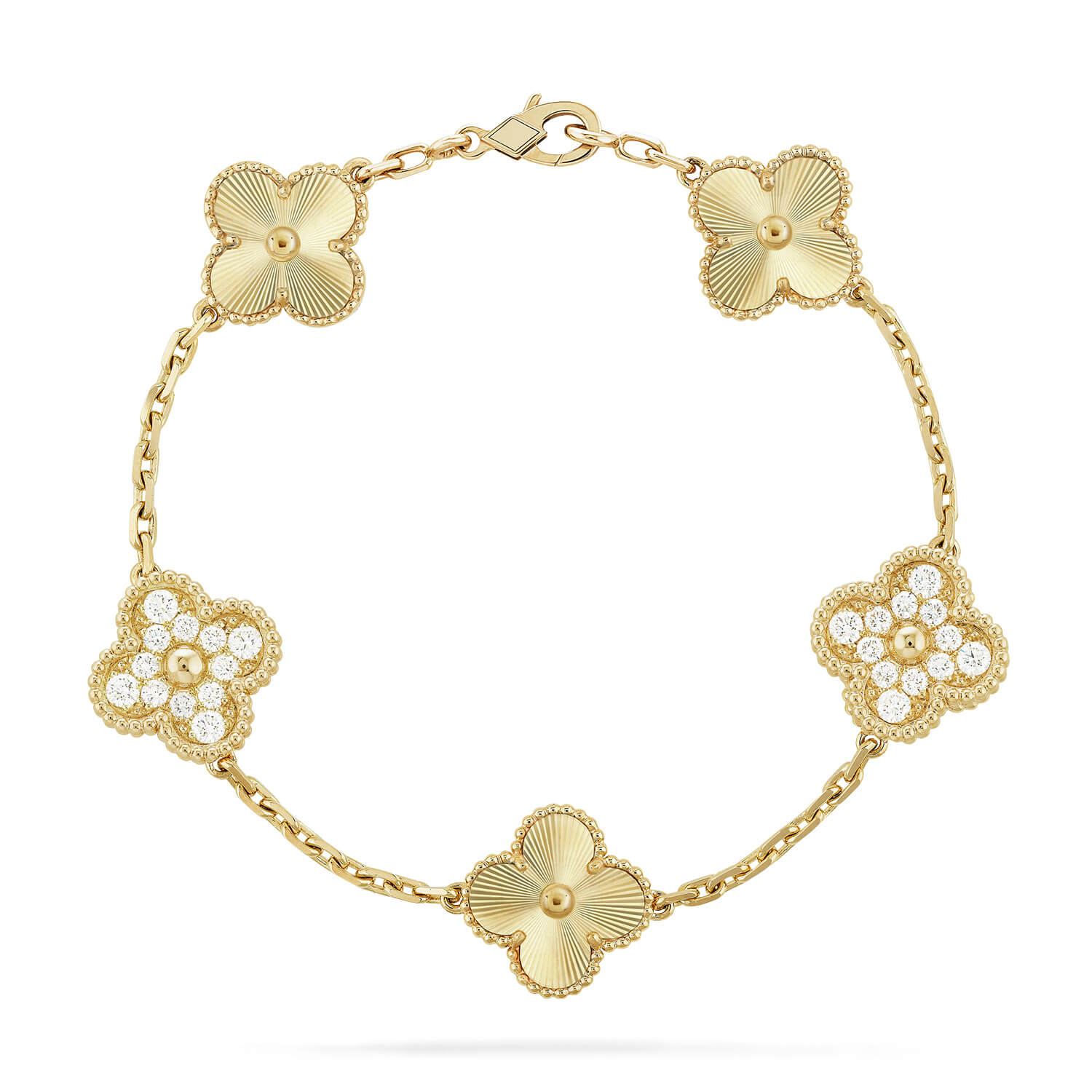 [⭐Shinejoy] CLOVER 5 MOTIF LASER BRACELET COLLECTION