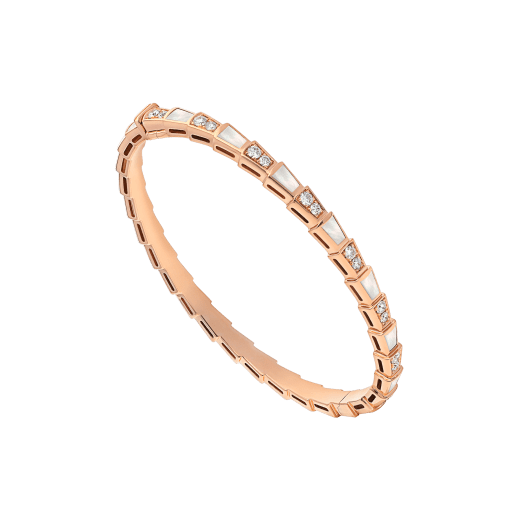 [Shinejoy]SERPENTI BRACELET PINK GOLD MOP DIAMOND