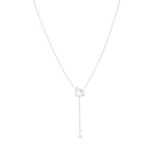 [Shinejoy]FINESSE SILVER DIAMOND NECKLACE