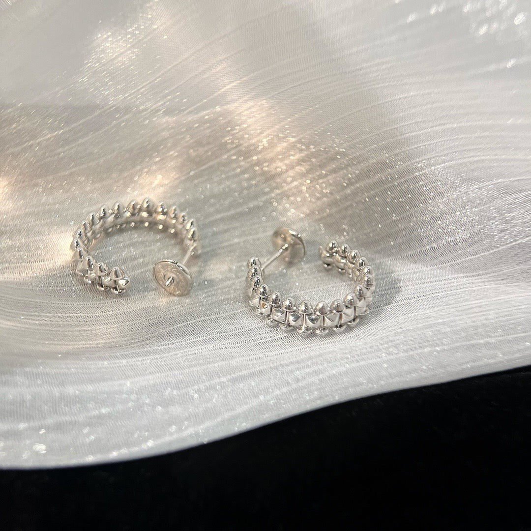 [Shinejoy]CLASH SMALL HOOP EARRINGS