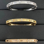 [Shinejoy]CLOVER BRACELET 4MM DIAMONDS