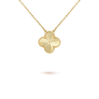 [Shinejoy]CLOVER 15MM LASER NECKLACE